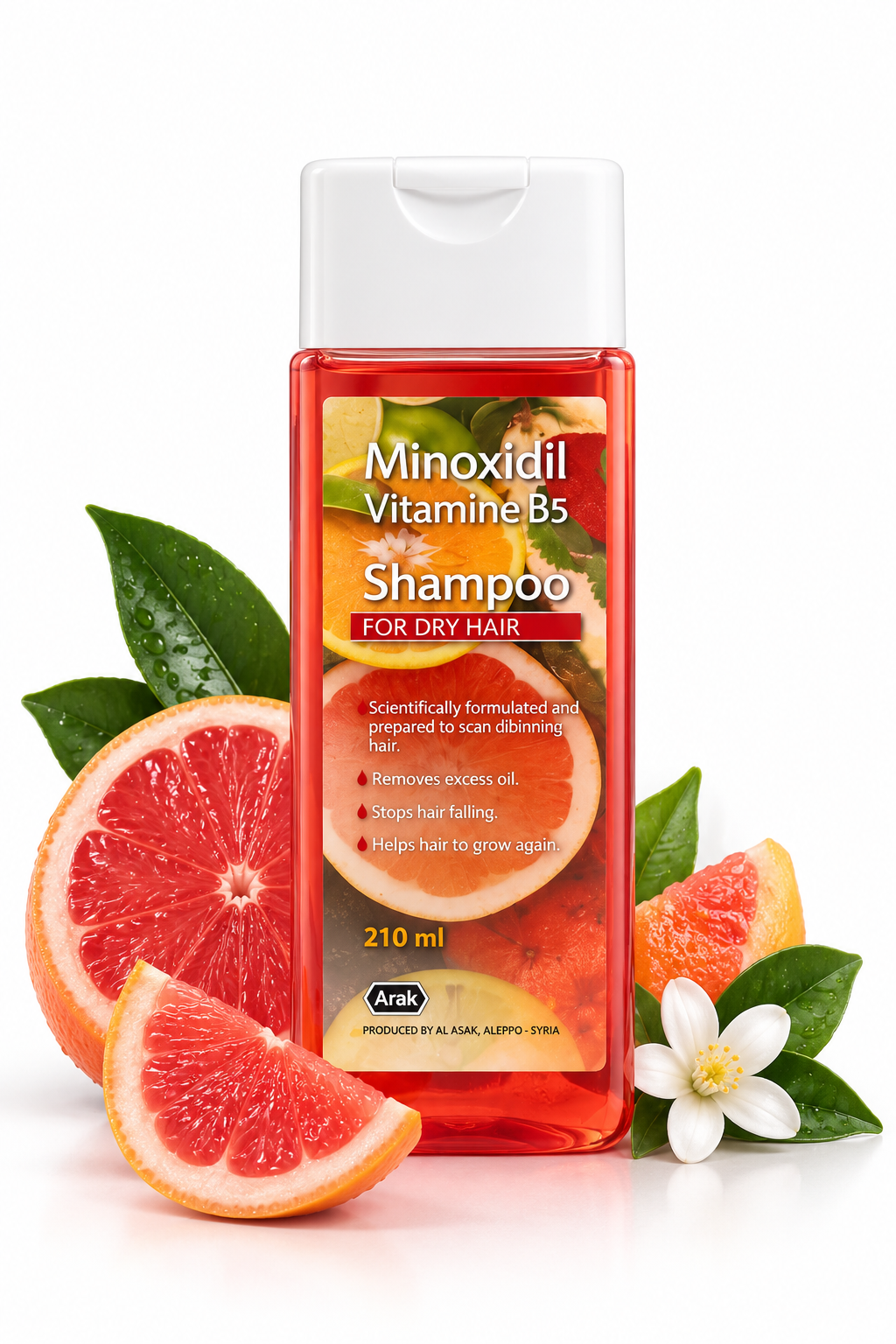 🍊🧴 Minoxidil B5 Shampoo | شامبو مينوكسيديل B5 للشعر الجاف ✨🫧💗