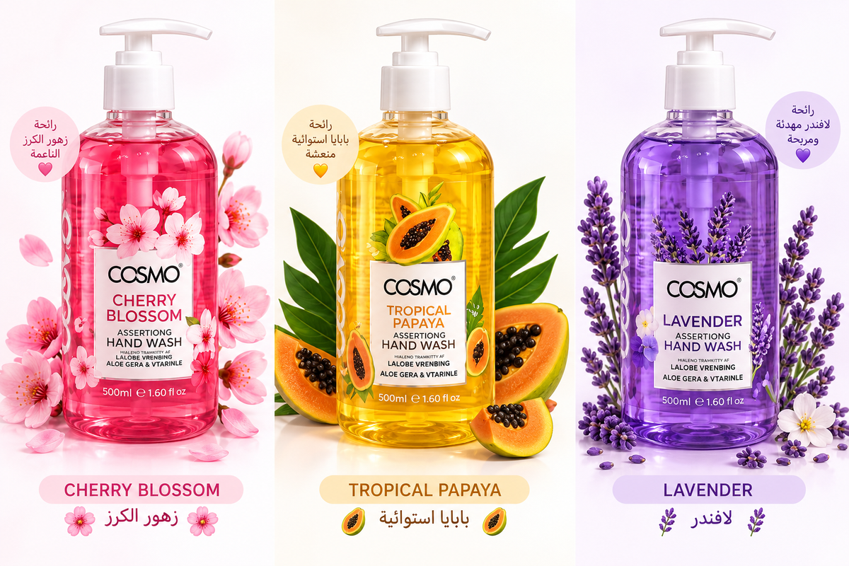🧼💗 COSMO Hand Wash | غسول اليدين كوزمو 🌸✨🫧