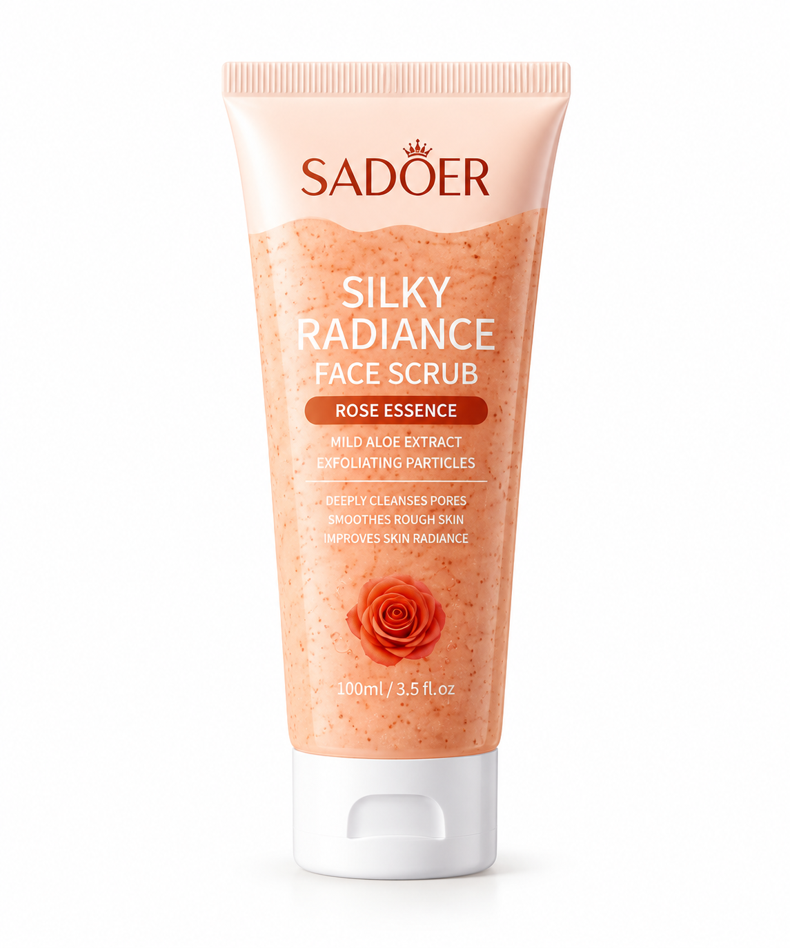 🫧🌸 SADOER Silky Radiance Face Scrub | سكراب تقشير وتنظيف الوجه ✨🧖🏻‍♀️💗