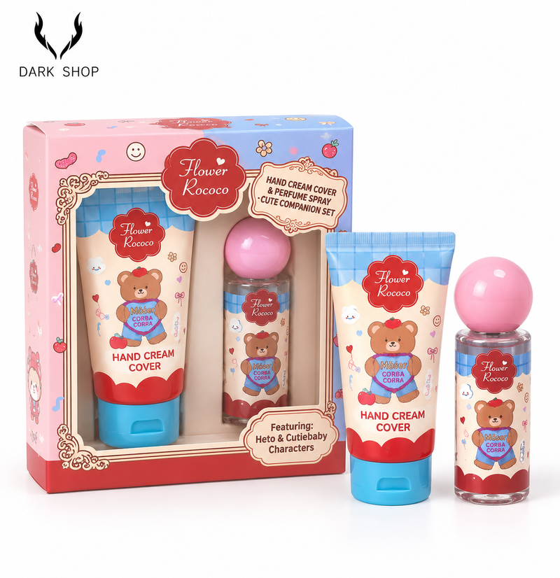 Flower Rococo 🎀🧸
كريم يد + سبلاش 🌸🩷✨