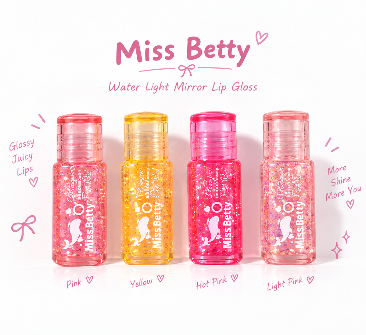 🫧 Miss Betty Lip Gloss | كلوس مِسس بيوتي 🐬💗✨🎀