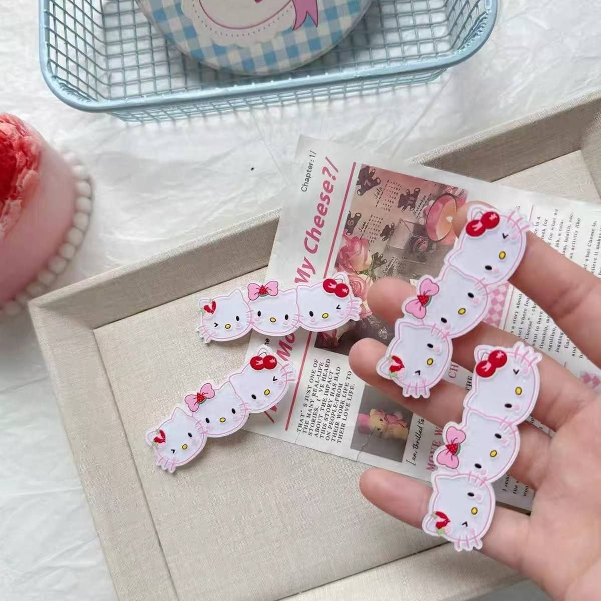 شكالات شعر هيلو كتي🐰 𐙚 💗 ✨