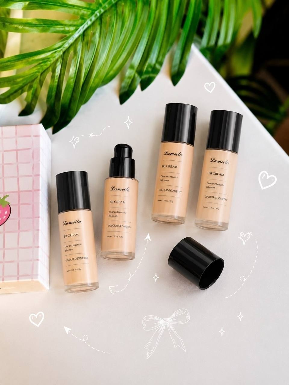 Lameila BB Cream 🤍🖤✨
بي بي كريم لاميلا 🫧🎀💗