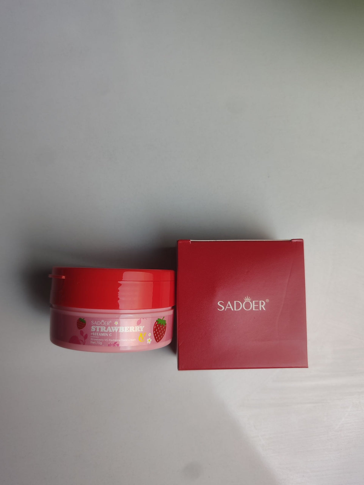 🍓💗 SADOER Strawberry Vitamin C | مرطب الفراولة بفيتامين C ✨🧴🎀