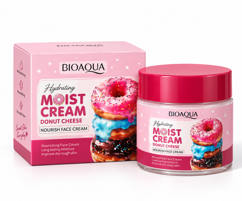 🍩🩷 BIOAQUA Donut Cream | كريم  مرطب الوجه بالدونات 🧴✨🎀