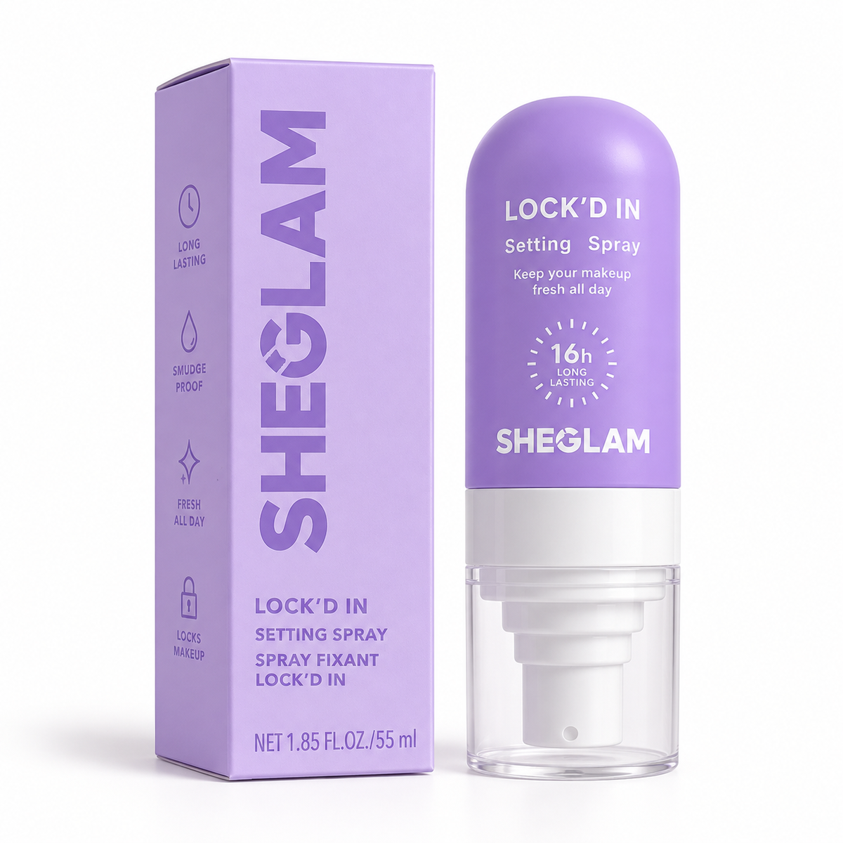 🪻 مثبت مكياج شيغلام | SHEGLAM Setting Spray 🫧 ୨ৎ ✨