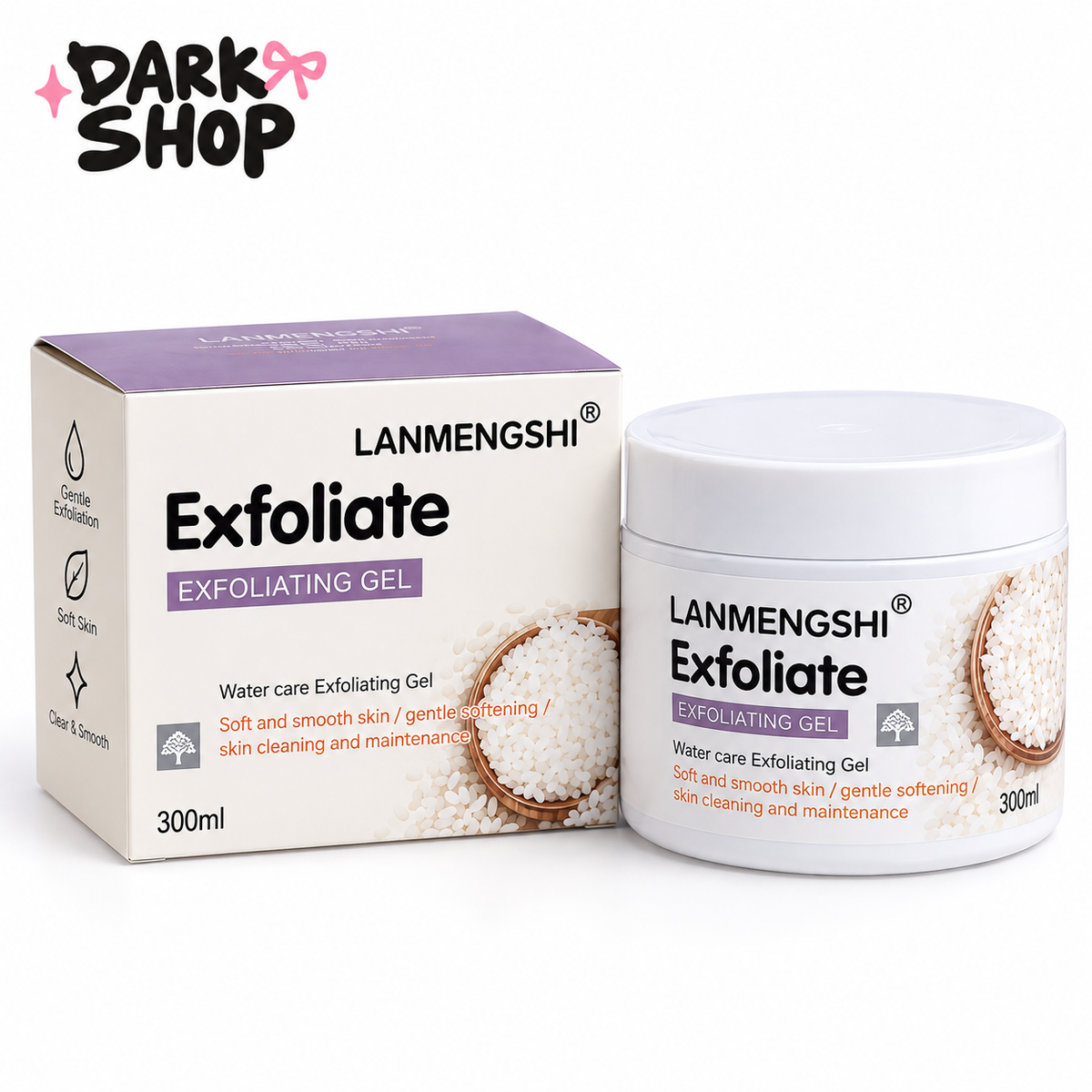 🫧💗 Exfoliating Gel |  جل مقشر الرز 🎀✨